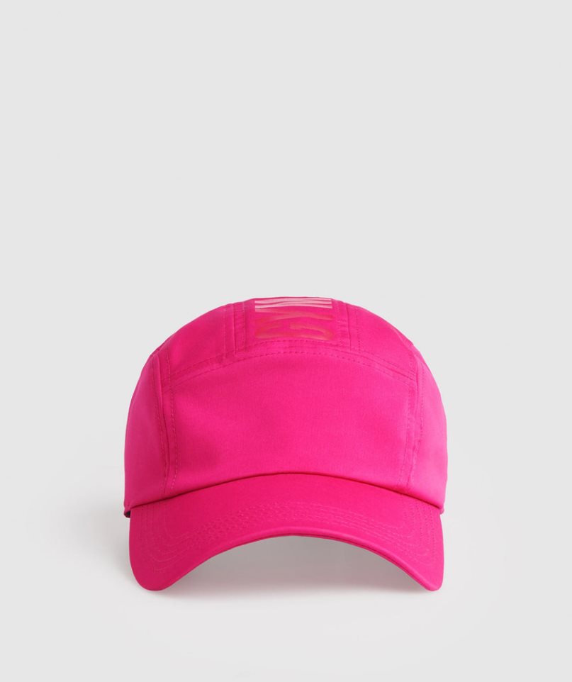 Gymshark Logo 5 Panel Caps Pink | CA 53718N